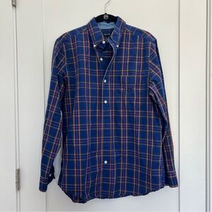 Chaps Multicolor Plaid Button Front Shirt